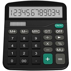 USZKODZONY Kalkulator Helect H1001-Calculator-BK 12 cyfrowy wyświetlacz