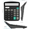 USZKODZONY Kalkulator Helect H1001-Calculator-BK 12 cyfrowy wyświetlacz