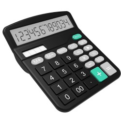USZKODZONY Kalkulator Helect H1001-Calculator-BK 12 cyfrowy wyświetlacz