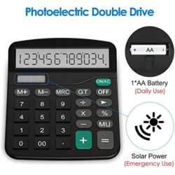 USZKODZONY Kalkulator Helect H1001-Calculator-BK 12 cyfrowy wyświetlacz