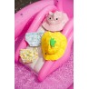 Zoocchini Pieluszka Kąpielowa z Czapką Jednorożec 3-6m filtr UPF +50