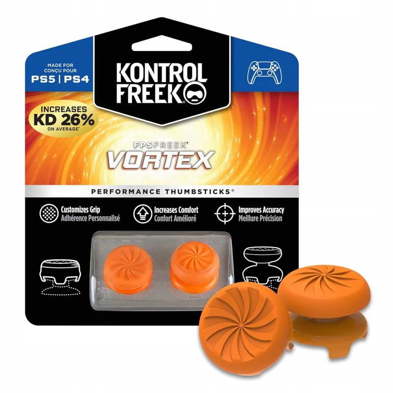 KontrolFreek FPS Freek Vortex dla PS4 i PS5 Kontroler Wydajne drążki kciuka KontrolFreek FPS Freek Vortex dla PS4 i PS5 Kontroler Wydajne drążki kciuka