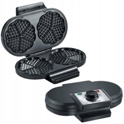 Outlet Gofrownica Severin WA2106 czarny 1200 W agd drobne do kuchni