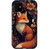 Outlet Etui do iPhone 11 lis kolorowa ilustracja motyw jesieni