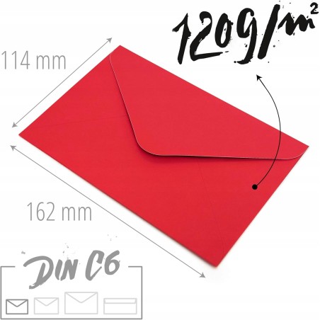 Outlet Japun Koperty papierowe bez okienka DIN C6 162 x 114 mm OPIS