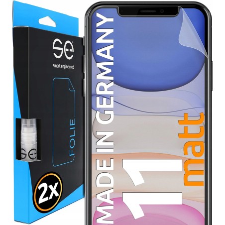Outlet 2 x antyodblaskowa folia ochronna do iPhone 11 matowa
