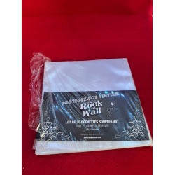 Outlet Przezroczyste koperty ochronne ROCK ON WALL (7 cali) 20 sztuk