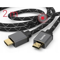 Outlet Kabel Hama 00205239 HDMI - HDMI 2 m przepustowość 1200 MHz OPIS