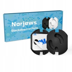 Outlet 20 szt. Zabezpieczenia gniazdek elektrycznych przed dziećmi Norjews