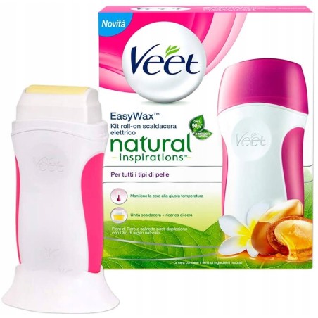 Outlet Depliator woskowy do włosów Veet Easy Wax, pozbywa się cebulek