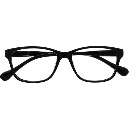 Outlet UV czarne lekkie wygodne Okulary do Czytania +1.50 Unisex stylowe