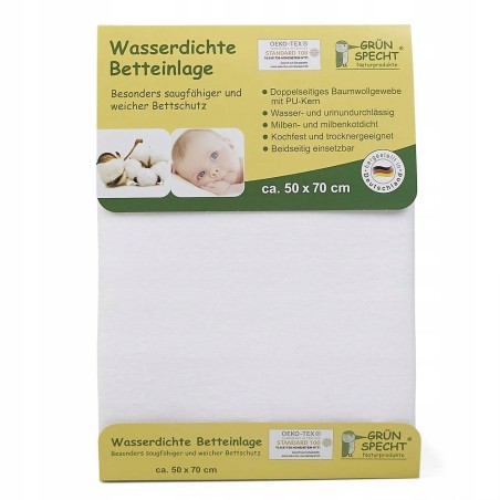 Outlet Grunspecht podkład na łóżko 50x70 cm biały 1szt dwustronna tkanina