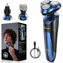 Outlet Golarka głowicowa Bazivve B-587 wodoodporna IPX7 120min pracy - blue