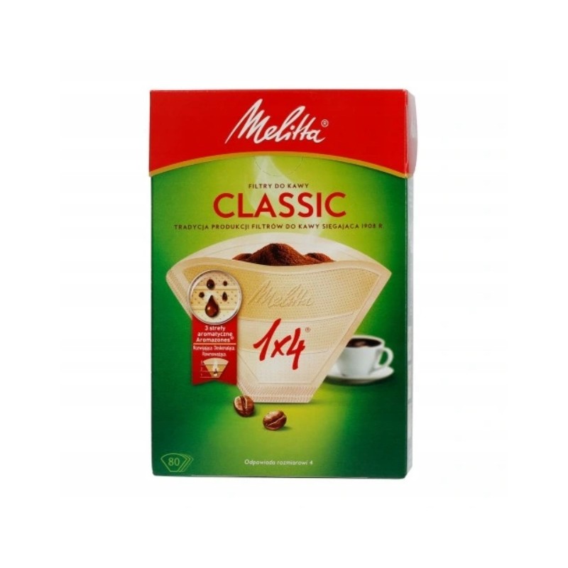 Outlet Filtry do kawy 40szt. Melitta Classic z papieru Arampor brązowe Outlet Filtry do kawy 40szt. Melitta Classic z papieru Arampor brązowe