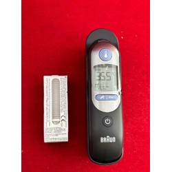 Outlet Termometr Braun bezdotykowy IRT 6520B wyświetlacz LCD bezdotykowy