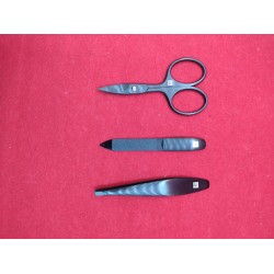 Outlet Zestaw Zwilling Premium Lederetui Black 3tlg do manicure 3 narzędzia