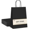 Outlet Zestaw Małe torebki imprezowe Switory 20 szt. czarne bez napisu gift