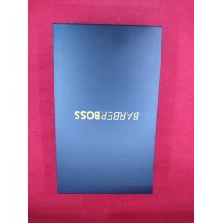 Outlet Maszynka do golenia włosów Barberboss biało-złota z nasadką zestaw