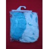 Outlet 2szt. Prześcieradło gumka BabyCalin bawełna 40x80 dziecko Blue&White