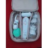 USZKODZONY Zestaw Depilator Braun Silk-épil 9 Flex beżowy dodatkowe nasadki