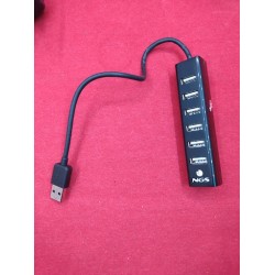 Outlet Wejsćie HUB USB NGS IHUB7 TINY ciemny czarny rozszerzenie portów USB