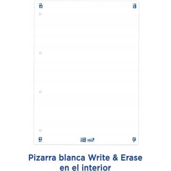 Outlet Segregator czarny Pierścieniowy Oxford A4+ z tablicą Write%Erase