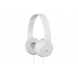 Outlet Słuchawki nauszne białe JVC HA-S180 SuperBass lekkie Stereo miniJack