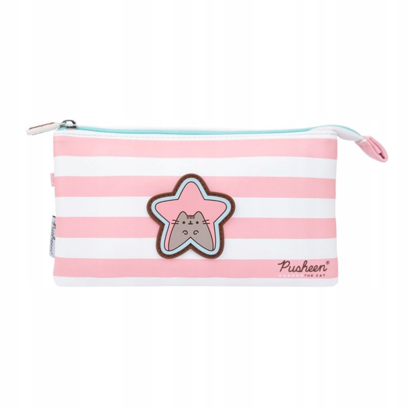 Outlet Piórnik dziecięcy z kotkiem Pusheen 3 przegródki saszetka Grupoerik Outlet Piórnik dziecięcy z kotkiem Pusheen 3 przegródki saszetka Grupoerik