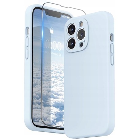 Outlet SURPHY Silikonowe Etui do iPhone 13 Pro z Ochraniacz Ekran Pokrowiec