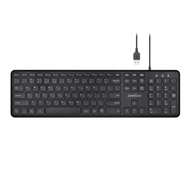 Outlet KLAWIATURA PERIXX PERIBOARD 210 USB Cicha OPIS dla Biura Hiszpania