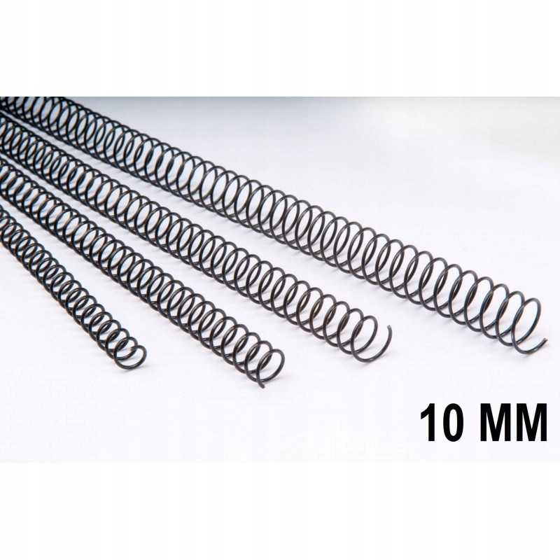 Outlet zestaw 100szt. czarnych metalowych spiral DHP 22060 10mm 5:1 OPIS Outlet zestaw 100szt. czarnych metalowych spiral DHP 22060 10mm 5:1 OPIS