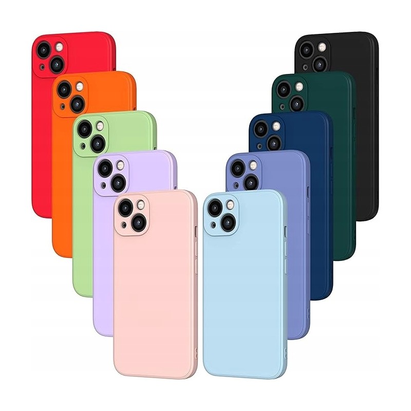 Outlet zestaw 10 sztuk Ivoler plecków do iPhone 14 Vguard 6"1 Cala silikon