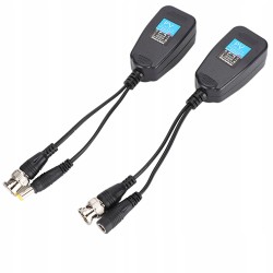 Outlet 2 sztuki PASYWNEGO KONCENTRYCZNEGO CCTV BNC NADAJNIK-ODBIORNIK kabel