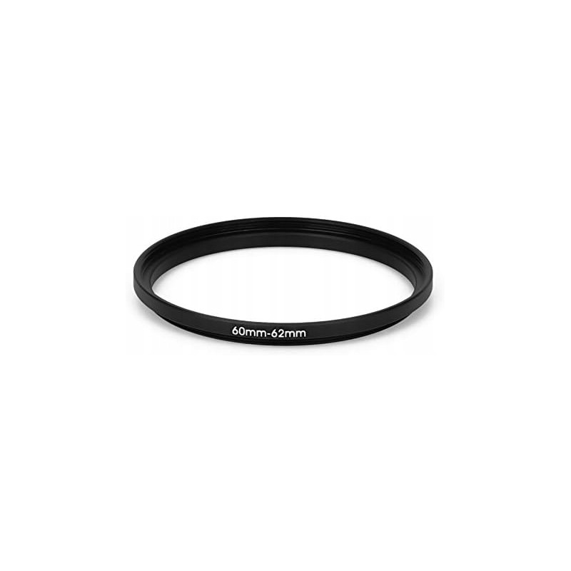 Outlet 60mm - 62mm Filter Adapter Step-Up czarny aluminiowy fittings4you Outlet 60mm - 62mm Filter Adapter Step-Up czarny aluminiowy fittings4you