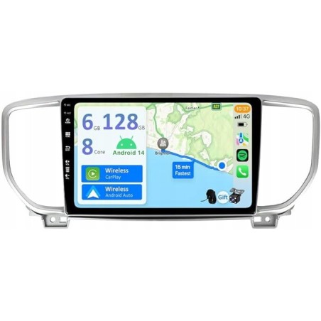 Outlet Panel Stereo samochodowe Yuntx Android 14 OPIS KIA Sportage 4 / KX5