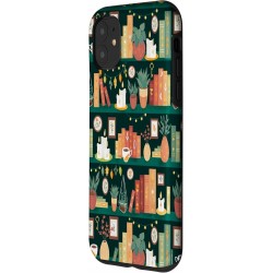 Etui na iPhone 11 Hygge Library Pokrowiec z motywem biblioteki i czytania