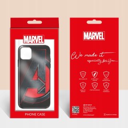Outlet Plecki Marvel do Apple Iphone 11 PRO z logo Avengers czarno-czerwony