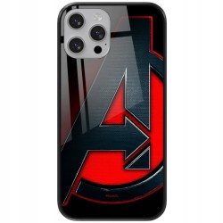 Outlet Plecki Marvel do Apple Iphone 11 PRO z logo Avengers czarno-czerwony