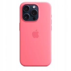 Outlet Plecki Apple do Apple iPhone 15 Pro Silicone Case odcienie różowego
