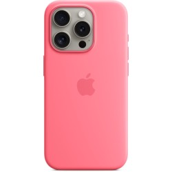Outlet Plecki Apple do Apple iPhone 15 Pro Silicone Case odcienie różowego
