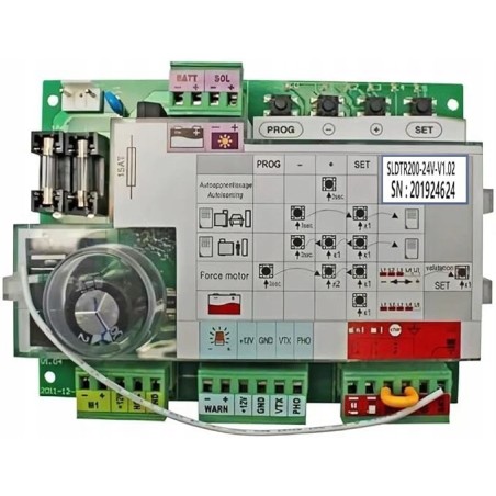 Outlet DC24V Karta CA2B9 OPIS do bramy silnik 654411/654412/654455/114455