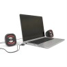 Outlet 2szt głośników 2.0 Hama Sonic Mobil 183 3 W czarny regulacja dźwięku