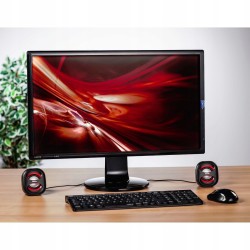 Outlet 2szt głośników 2.0 Hama Sonic Mobil 183 3 W czarny regulacja dźwięku