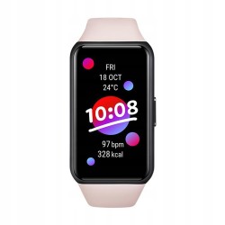 Outlet Smartband Honor Band 6 różowy 1,47" cali AMOLED monitorem tętna