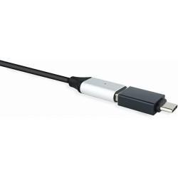 Outlet Przejściówka USB C - USB A Nanocable ładowanie przesył danych czarna