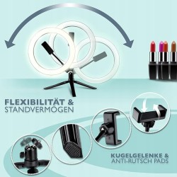 Outlet GOLDVIVER Premium LED Ring Light 25.4 cm USB z stojakiem i pilotem