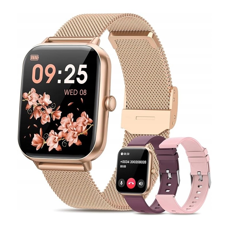 Outlet Samrtwatch RUXINGX S6 damski beżowy tryb sportowy OPIS multi funkcje