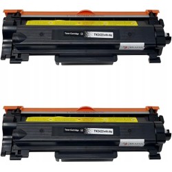 Outlet Dwupak Tonerów do drukarki Brother TN2420 z czipem czarne 3000 stron