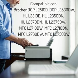 Outlet Dwupak Tonerów do drukarki Brother TN2420 z czipem czarne 3000 stron