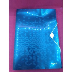 Outlet Teczka z przegródkami czarna A4 Leitz plastik elegancki design dom